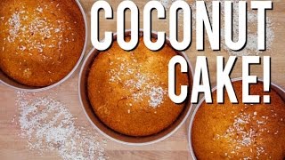 How To Make moist delicious COCONUT CAKE Easy bake and simple steps [upl. by Lauder]