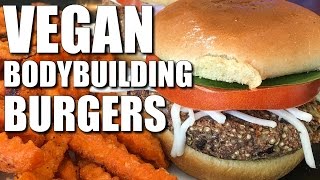 VEGAN Bodybuilding Cheeseburger Recipe [upl. by Pratt]