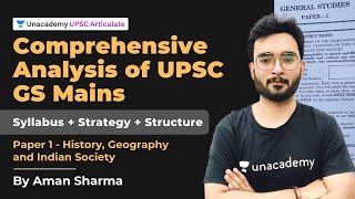 Comprehensive Analysis of UPSC GS Mains Paper 1  Syllabus Strategy and Structure  By Aman Sharma [upl. by Nosremaj]