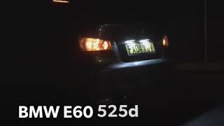 BMW E60 exhaust sound DPF delete Decat diesel 525d [upl. by Aeki]