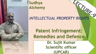 Patent Infringement Remedies and Defence [upl. by Aelahc461]