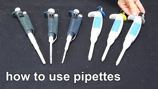 How to Use Micropipettes  Techniques Demonstration [upl. by Aisauqal]