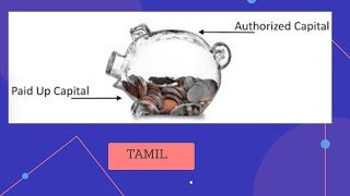 Authorised capital and paid up capital in tamil [upl. by Sivie]