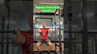 How I Built Perfect Front Rack Mobility front squats shorts [upl. by Zillah]