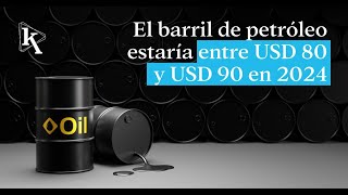 Se estima que el precio del barril de petróleo baje en 2024 frente al actual [upl. by Peh]