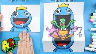 How to Draw a Rainbow Friends Surprise Fold [upl. by Zulch]