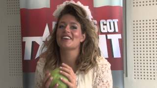 Britains Got Talent 2014 final Lettice Rowbotham interview [upl. by Jarad]