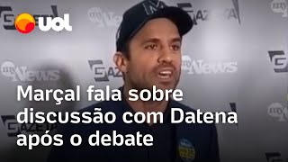 Debate Pablo Marçal diz que não provocou Datena e que apresentador se descontrolou emocionalmente [upl. by Corb]