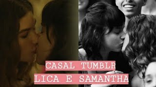 Lica e Samantha  Casal De Lésbica🏳️‍🌈👩‍❤️‍💋‍👩 [upl. by Werbel255]