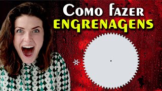 Como fazer engrenagens SEGREDO REVELADOMÉTODO PRIMITIVO engrenagem de moinho engenho roda d agua [upl. by Ianteen46]