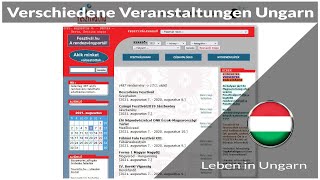 Infos zu Veranstaltungen in Ungarn  Leben in Ungarn [upl. by Reagen]