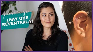 ¿Debes REVENTAR la famosa bolita 🤔 Te explico sobre los quotqueloidesquot  Piercings [upl. by Yoshi]