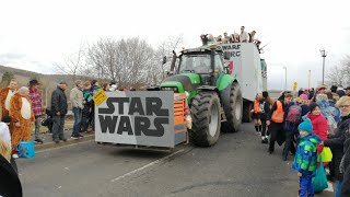 Faschingszug Himmelstadt mit 58 Wagen und Fußgruppen der schönste längste Faschingzug in der Region [upl. by Asenaj]