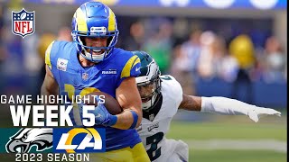 Philadelphia Eagles vs Los Angeles Rams  2023 Week 5 Game Highlights [upl. by Adlitam]