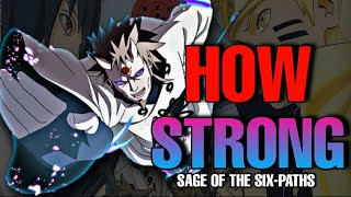 How Strong Is Hagoromo Otsutsuki GOD OF NARUTO [upl. by Durward559]