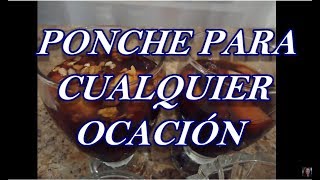 PONCHE DE FRUTAS  FRUIT PUNCH  Lorena Lara [upl. by Scoles]