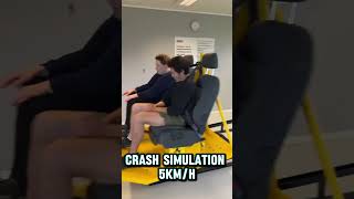 Crash Simulation 7 kmh 45 mph by MrTraffiQ For educational purposes only [upl. by Jewell894]