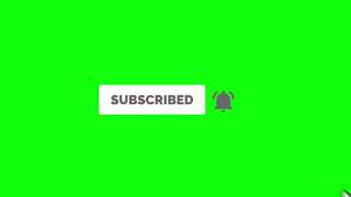 Subscribe Click Button Green Screen Animation [upl. by Ruffi]