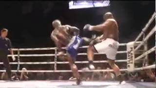 Bob Sapp vs Alain Ngalani  fight video k1 mma muay thai fighting 2011 yearmp4 [upl. by Nymsaj]