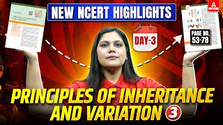 Genetics Class 12  Lecture 3  New NCERT Highlights  NEET 2025 amp Boards  Garima Goel [upl. by Nylanej]