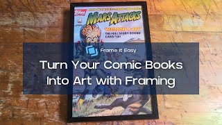 CGC COMIC BOOK WALL MOUNT  BEST WAY TO DISPLAY GRADED COMICS  ECC FRAMES [upl. by Medor]