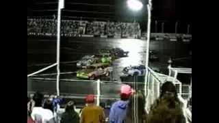 Ted the terror and Jack Beckman In the Saugus Speedway Train Race [upl. by Itsur]