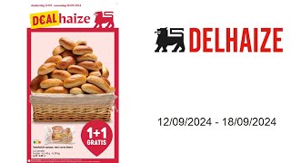 Delhaize folder BE  1209  18092024 [upl. by Ayaet]