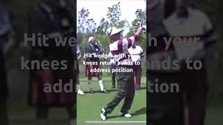 Moe Norman describes how to hit his wedge [upl. by Ilatfan]