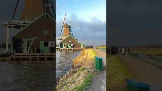 Zaanse Schans Netherlands 🇳🇱 shorts travel europe ytshorts wanderlust vlog [upl. by Kerwon507]