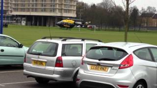 Met Police India 99 Helicopter landing and taking off at Hendon Police College HD [upl. by Nosro]