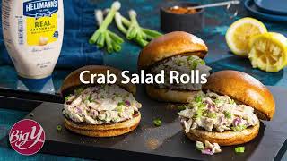 Crab Salad Rolls Recipe [upl. by Ury576]