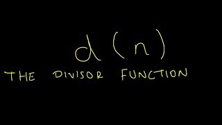 The Distribution of Primes 3  The Divisor Function dn [upl. by Ahsinid]