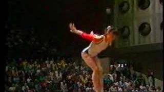 Aurelia Dobre 1987 World Championship AA Beam [upl. by Llezom]