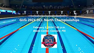 GIRLS  DCL North Swim Meet 2024  Feb 3 2024 [upl. by Bruis]