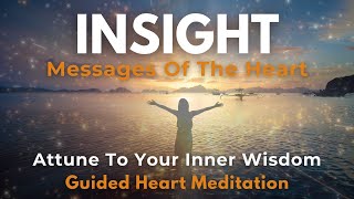 Guided Meditation to Receive Insights from Your Heart  Heart Coherence Practice [upl. by Dilan]