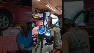 Welding on the derby car [upl. by Audras]