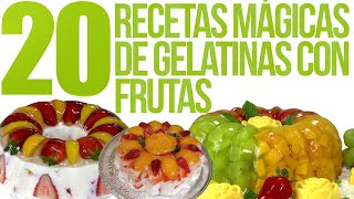 TOP 20 RECETAS Mágicas de GELATINAS con FRUTAS [upl. by Marsha]