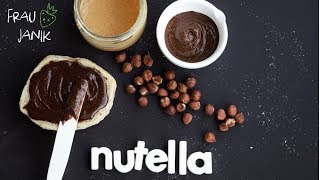 Gesunde Nutella selber machen  4 Zutaten  vegan selbstgemachtes Nussmus 🍫 [upl. by Anaul]