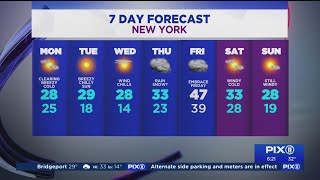 NY NJ weather forecast Snow over but week ahead may hold more [upl. by Obe882]