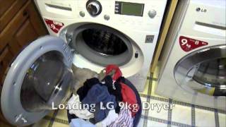 LG Steam Washer amp LG Dryer Mixed Load Pt 2 [upl. by Lacy]