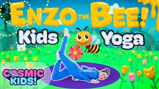 Enzo The Bee  A Cosmic Kids Yoga Adventure [upl. by Natty]