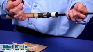 Mounting the Reel Seat Rod Building 101 [upl. by Ellevel]