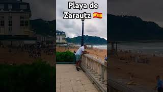 EspañaGuipúzcoaPaís Vasco 🇪🇸 PlayaDeZarautz [upl. by Seroled]