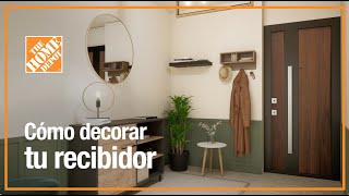 Cómo decorar tu recibidor  Organización y decoración [upl. by Russom]