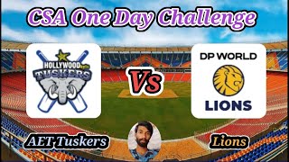 Tuskers v Lions  Match 3  CSA One Day Challenge One [upl. by Muire166]