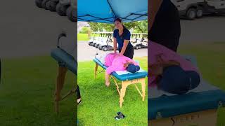 CEO Christina Panetta amp Dr PanettaYoung stretched golfers at Stonebridge improving flexibility [upl. by Gent]