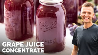 How to Can Grape Juice Concentrate To Make Grape Juice [upl. by Salmon]