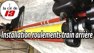 Installation roulements train arrière 205 GTI [upl. by Ennairda342]