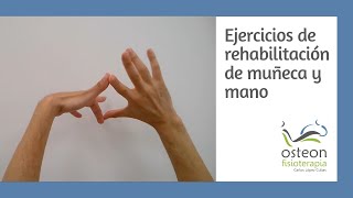 Ejercicios de rehabilitación de mano [upl. by Serrell427]