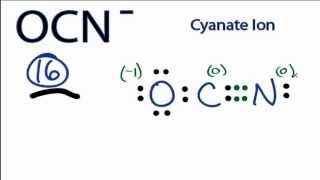 OCN Lewis Structure How to Draw the Lewis Structure for OCN [upl. by Joachim]